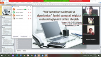 ONLINE MAHORAT DARSI TASHKIL QILINDI